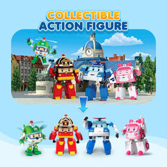 Robocar Poli: Transforming Robot - [Poli 4" Inch] Toys & Games ROI Visual