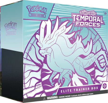 Pokemon TCG: Scarlet & Violet - Temporal Forces - Walking Wake Elite Trainer Box Card Game Pokemon   