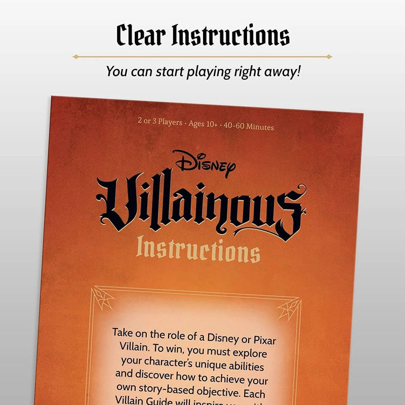 Disney Villainous: Bigger and Badder Stand-Alone & Expansion [Board Game 2-4 Players] Board Game Ravensburger