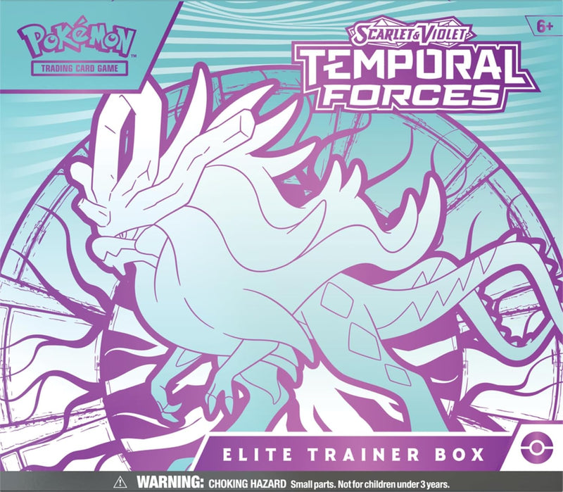 Pokemon TCG: Scarlet & Violet - Temporal Forces - Walking Wake Elite Trainer Box Card Game Pokemon   