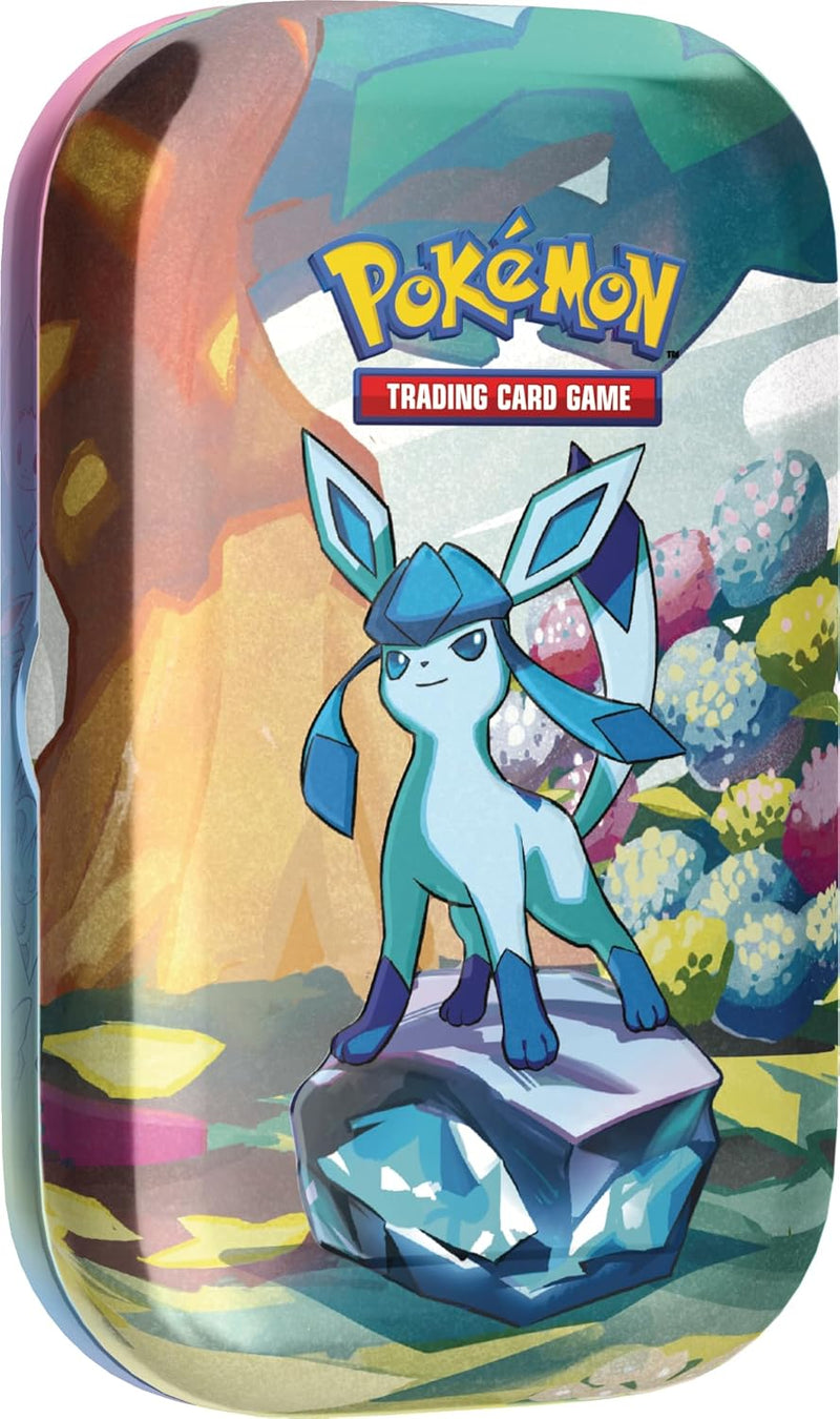 Pokemon TCG: Scarlet & Violet Prismatic Evolutions Mini Tin - Glaceon Card Game Pokemon