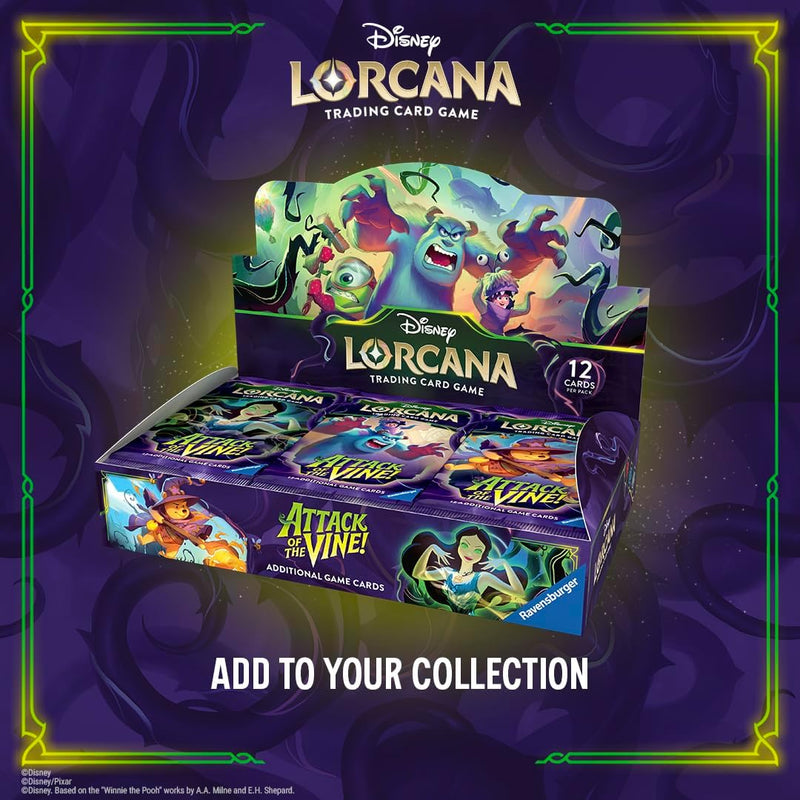 Disney Lorcana TCG: Attack of the Vine Booster Box Card Game Ravensburger