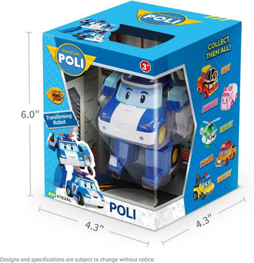 Robocar Poli: Transforming Robot - [Poli 4" Inch] Toys & Games ROI Visual