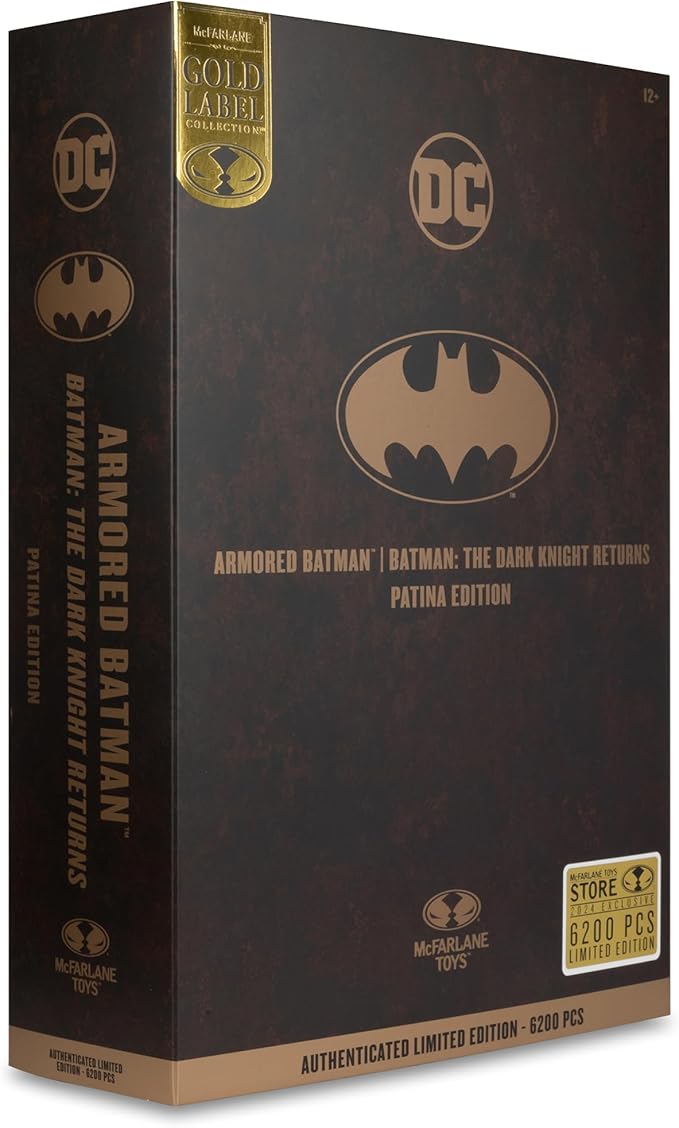McFarlane Toys: DC Multiverse - Batman: The Dark Knight Returns: Armored Batman Patina - Gold Label Collections 7" Figure