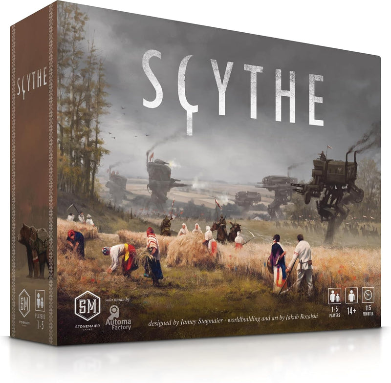 Scythe [Board Game, 1-5 Players] Board Game Stonemaier Games
