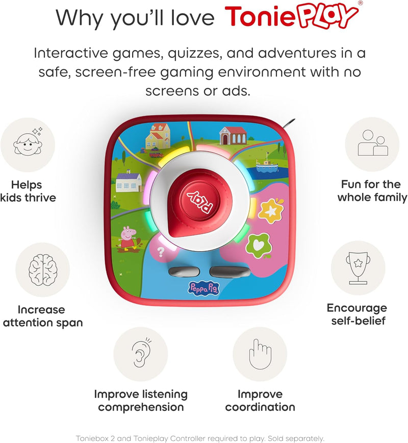 Tonies: Tonieplay Peppa Pig - Playdate with Peppa Game Set & Controller