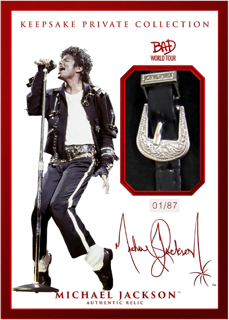 Keepsake: Michael Jackson Bad World Tour Premiere Relics Chase Mini Box Card Set Trading Cards Keepsake