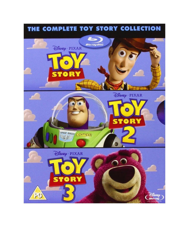 Disney Pixar's Toy Story 1 2 3 Trilogy Collection [Blu-Ray Movie Box Set] DVDs & Blu-Rays Disney