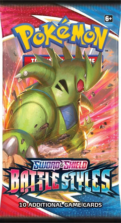 Pokemon TCG: Sword & Shield Battle Styles Sleeved Booster Pack - 1 Random Pack Card Game Pokemon