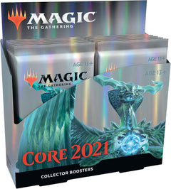 Magic: The Gathering MTG TCG: Core Set 2021 Collector Booster Box - 12 Packs Card Game Wizards of the Coast