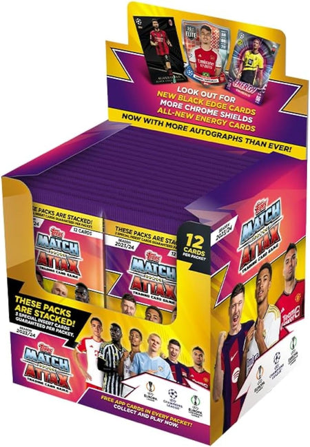 Topps TCG: Match Attax 23/24 2023/2024 Booster Box - 36 Packs [432 Cards] Card Game Topps