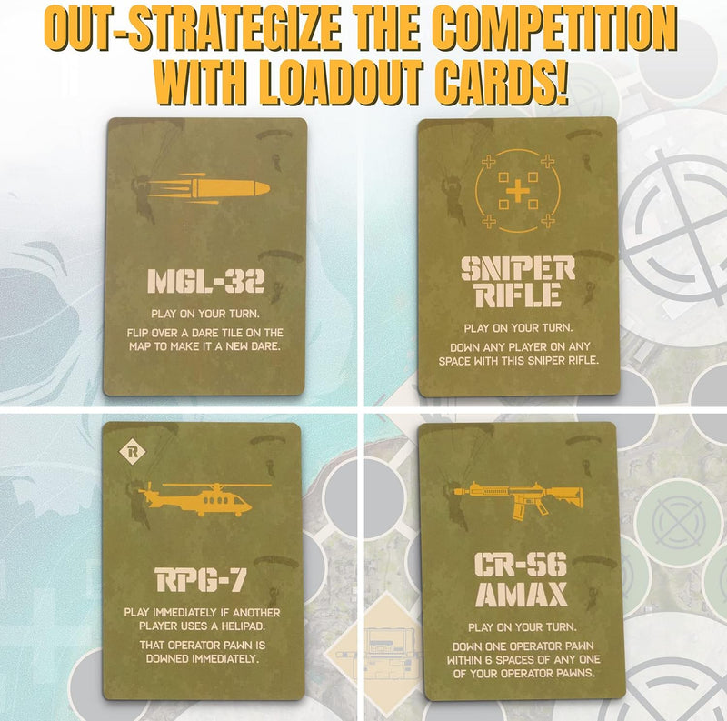 Call of Duty: K/D Party [Board Game, 2-4 Players] Board Game Wilder Toys