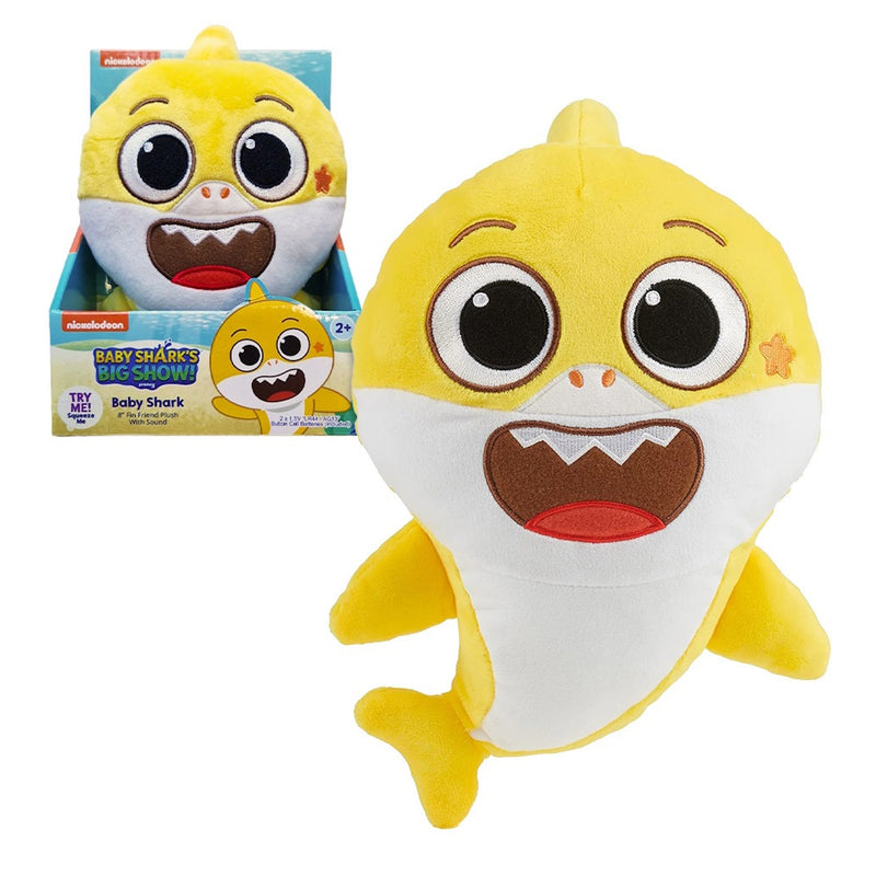 Baby Shark: Fin Friend Plush With Sound - 8" Toys & Games WowWee