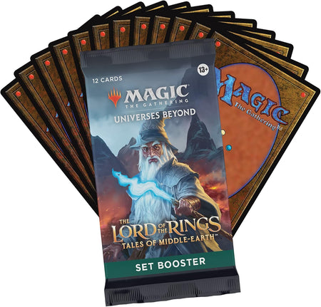 Magic The Gathering MTG TCG Universes Beyond: The Lord of the Rings - Tales of Middle-Earth - Set Booster Pack [1 Random Pack] Card Game Wizards of the Coast