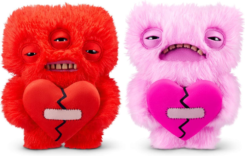 Fuggler: Love Fugg - Wide Eyed Weirdo Pink Collectible Plush Toys & Games Zuru