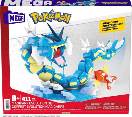 MEGA Pokemon: Magikarp Evolution Set - 411 Piece Building Set Toys & Games Mattel