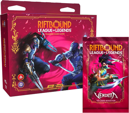 Riftbound League of Legends TCG: Vendetta Zed vs Shen Showdown Deck Card Game UVS Games