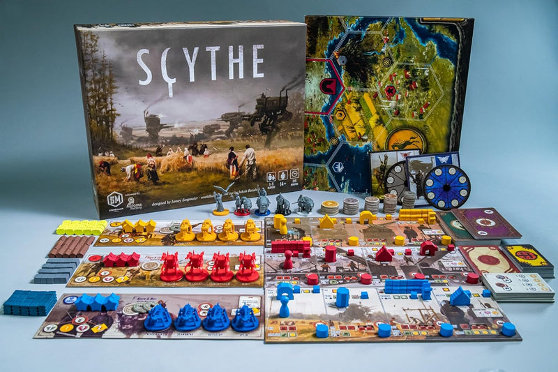 Scythe [Board Game, 1-5 Players] Board Game Stonemaier Games