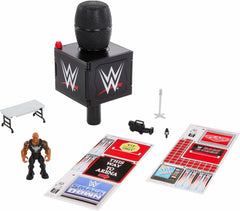 WWE Mattel Knuckle Crunchers: 2-in-1 Final Boss Microphone & Playset & The Rock Toys & Games Mattel