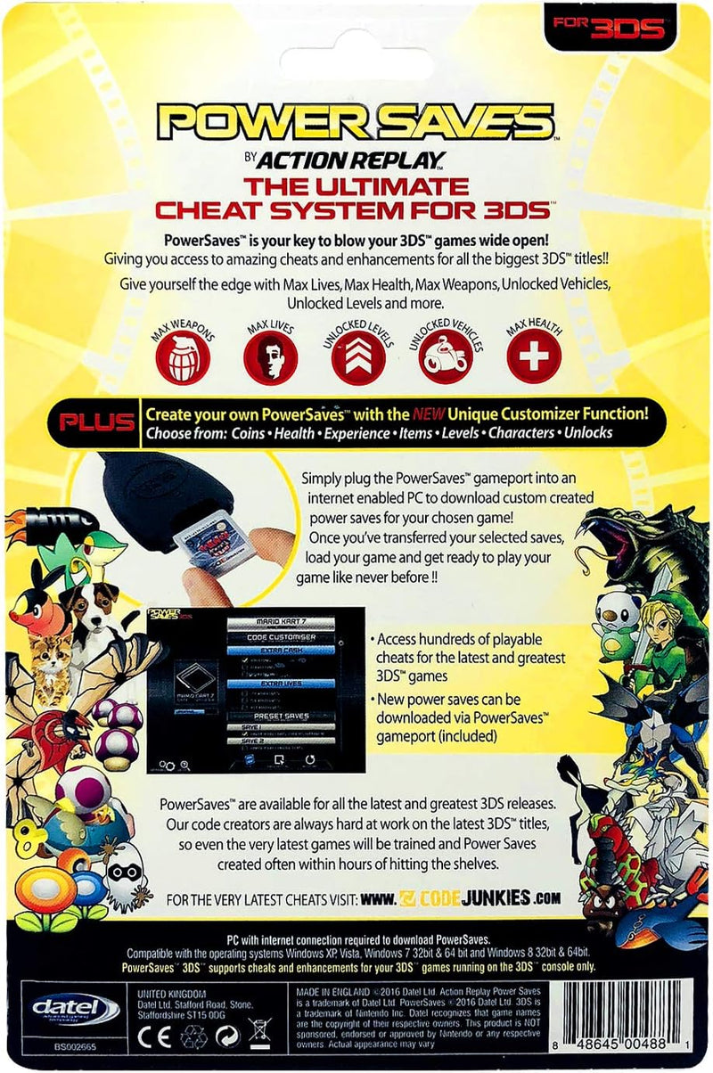 Datel Action Replay Power Saves 3DS [Nintendo 3DS Accessory] Nintendo 3DS Accessories Datel