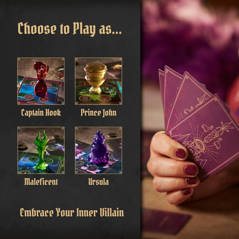 Disney Villainous: Introduction To Evil [Includes Lorcana Promo Card] [Board Game 2-4 Players] Board Game Ravensburger