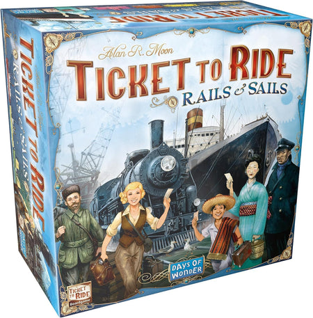 Ticket to Ride: Rails & Sails [Board Game, 2-5 Players] Board Game Days of Wonder