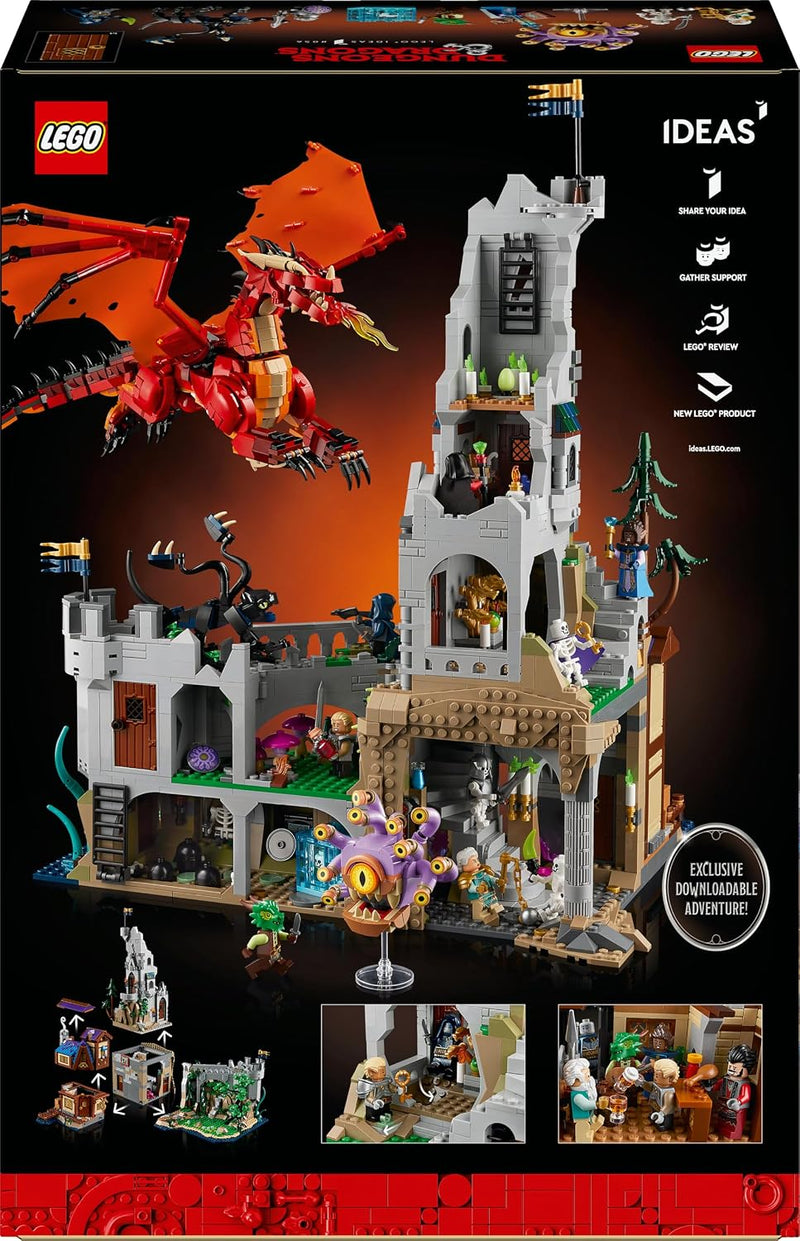 LEGO Dungeons & Dragons: Red Dragon's Tale - 3745 Piece Building Kit [LEGO, #21348] LEGO LEGO