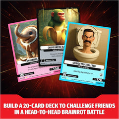 Italian Brainrot TCG: Alpha Series Psychedelic Universe 5 Pack Booster Bundle Card Game Skifidol