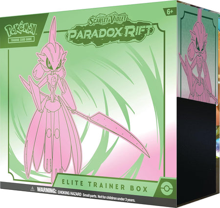 Pokemon TCG: Scarlet & Violet - Paradox RIFT Elite Trainer Box - Iron Valiant Card Game Pokemon