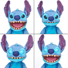 WOW! Stuff: RealFX Disney Stitch - 18" Puppetronic Animatronic Plush Toys & Games Wow! Stuff