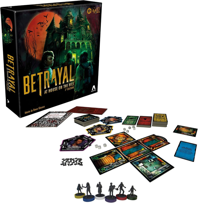 Betrayal at House on the Hill 3rd Edition [Board Game, 3-6 Players] Board Game Hasbro