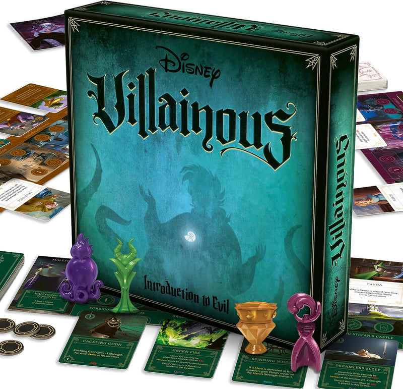 Disney Villainous: Introduction To Evil [Includes Lorcana Promo Card] [Board Game 2-4 Players] Board Game Ravensburger