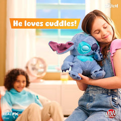 WOW! Stuff: RealFX Disney Stitch - 18" Puppetronic Animatronic Plush Toys & Games Wow! Stuff