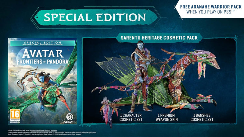 Avatar: Frontiers of Pandora - Special Edition [PlayStation 5] PlayStation 5 Video Game Ubisoft