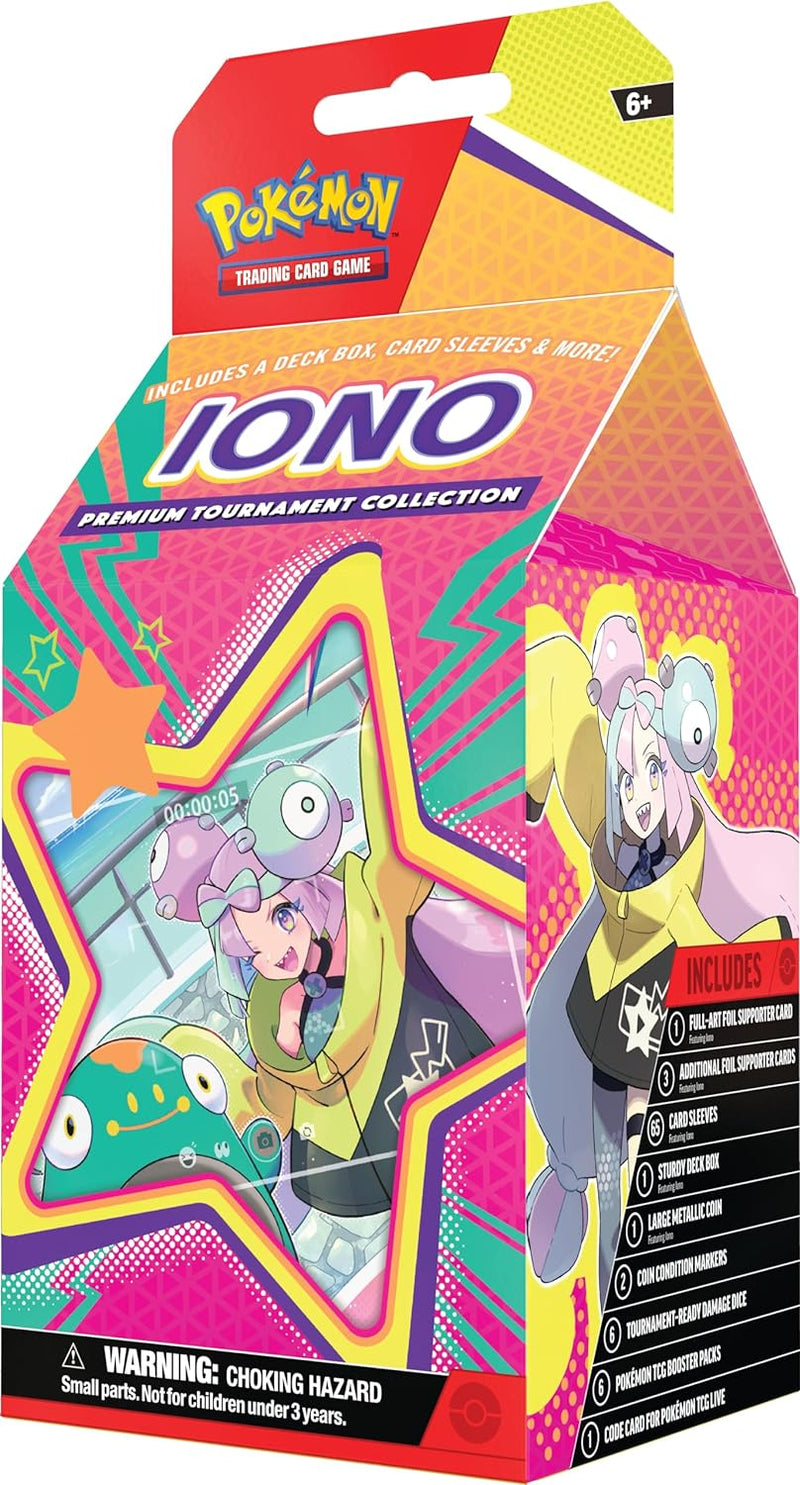 Pokemon TCG: Iono Premium Tournament Collection Card Game Pokemon   