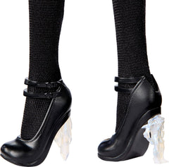 Monster High: Wednesday Addams Doll Rave’N Wednesday Black Gothic Gown Toys & Games Mattel