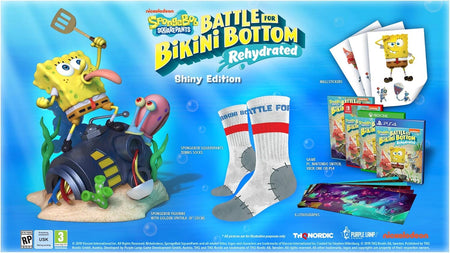SpongeBob SquarePants: Battle for Bikini Bottom Rehydrated - Shiny Limited Collector Edition [PlayStation 4] PlayStation 5 Video Game THQ Nordic