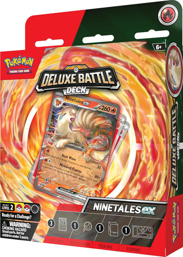 Pokemon TCG: Ninetales Ex - Deluxe Battle Deck Card Game Pokemon   