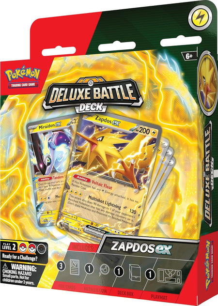 Pokemon TCG: Zapdos Ex - Deluxe Battle Deck Card Game Pokemon   