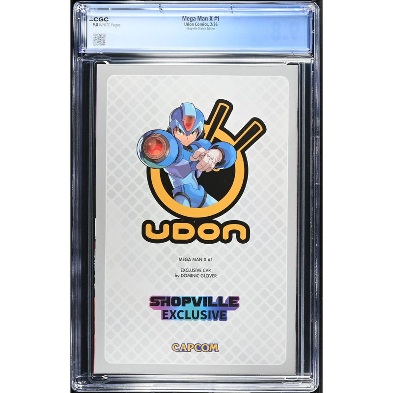 Mega Man X: #1 [Dominic Glover Shopville CGC 9.8 Exclusive Sketch] 2026