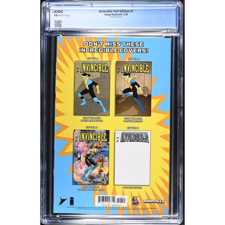 Invincible Foil Edition: #1 [Ivan Tao CGC 9.8 Shopville Exclusive] 2026