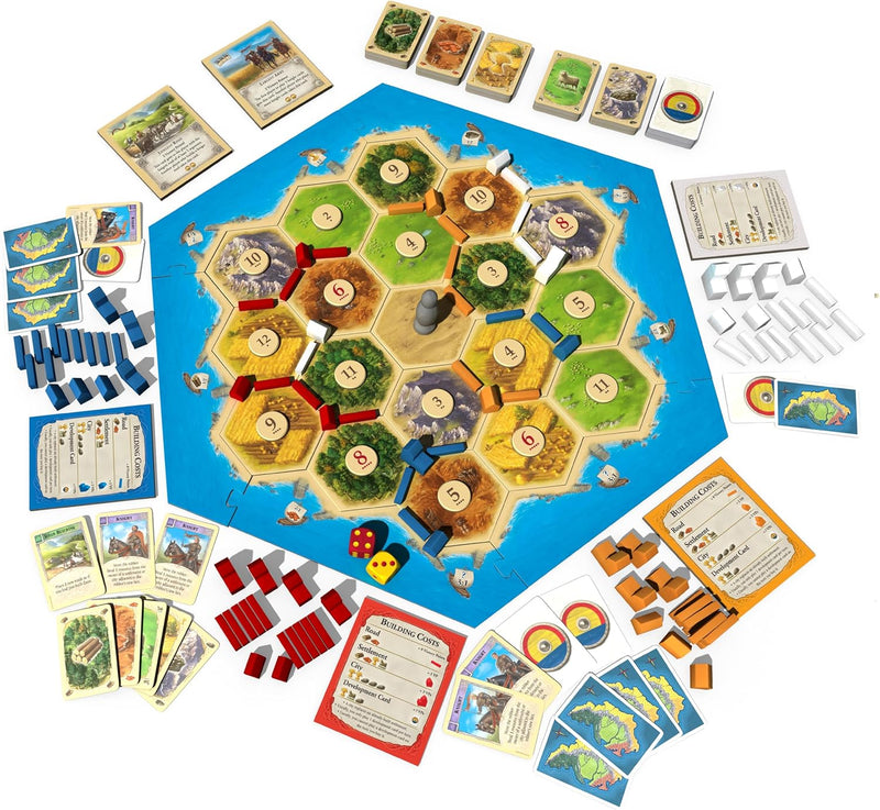 The Settlers Of Catan - 5th Edition [Board Game, 3-4 Players] Board Game Mayfair Games