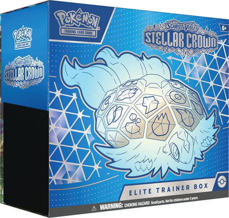 Pokemon TCG: Scarlet & Violet - Stellar Crown Elite Trainer Box - 9 Packs Card Game Pokemon   