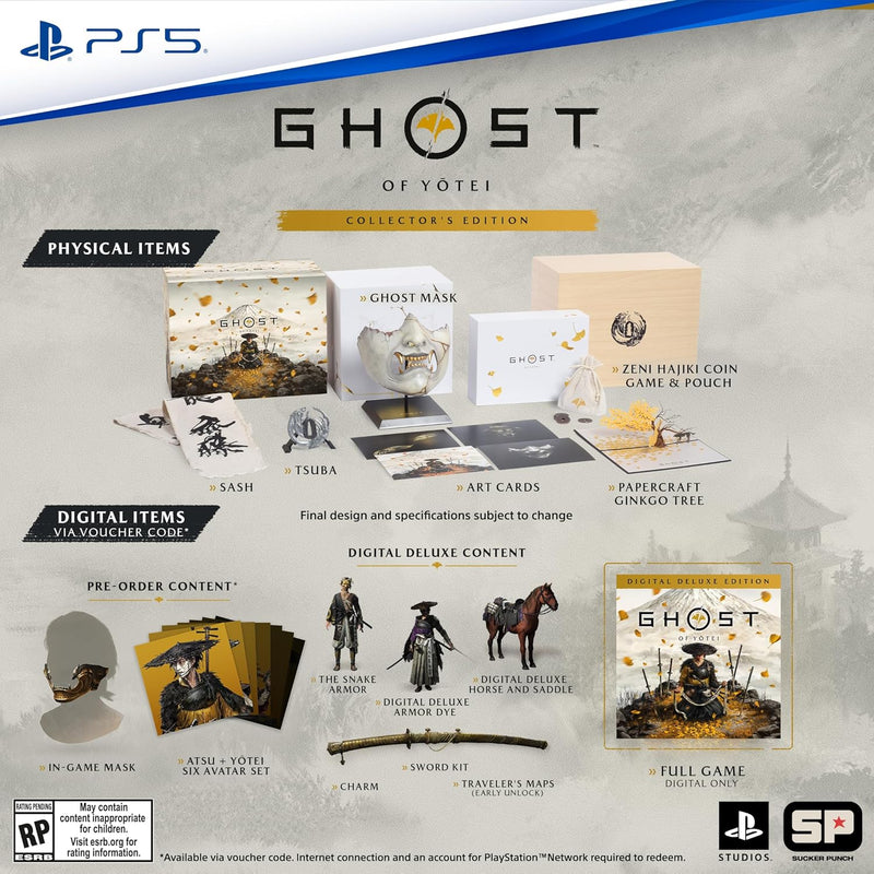 Ghost of Yotei - Collector's Limited Edition [PlayStation 5] PlayStation 5 Video Game Sony