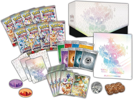 Pokemon TCG: Scarlet & Violet Prismatic Evolutions Elite Trainer Box - 9 Packs Card Game Pokemon