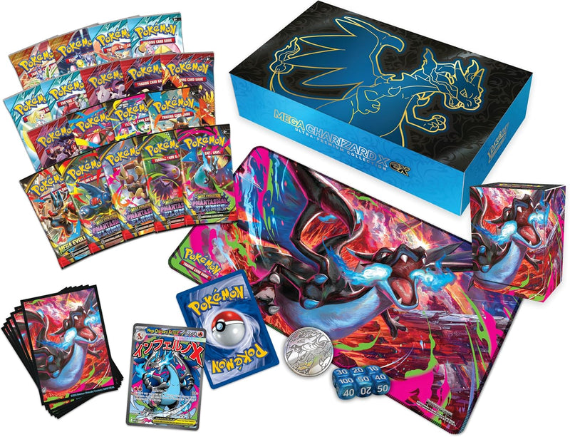 Pokemon TCG: Mega Charizard X ex Ultra-Premium Collection Card Game Pokemon