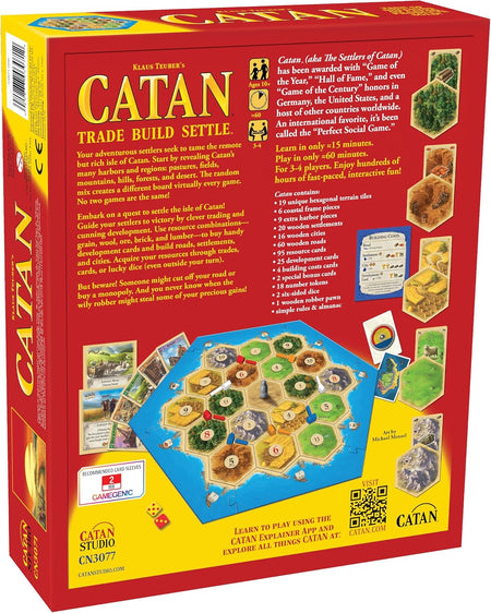 The Settlers Of Catan - 5th Edition [Board Game, 3-4 Players] Board Game Mayfair Games
