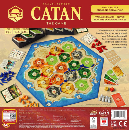 Catan - 6th Edition [Board Game, 3-4 Players] Board Game Catan Studios