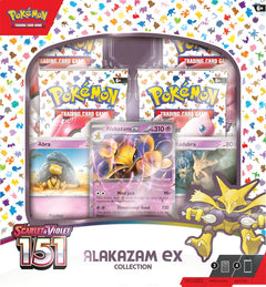 Pokemon TCG: Scarlet & Violet 3.5 - 151 Collection - Alakazam Ex - 4 Booster Packs Card Game Pokemon