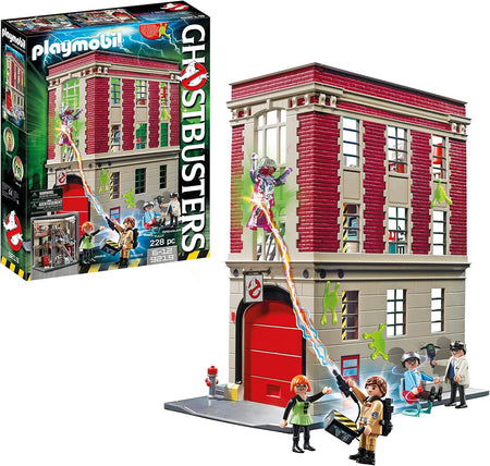 Playmobil Ghostbusters Firehouse - 228 Piece Playset [Playmobil #9219] Toys & Games Playmobil